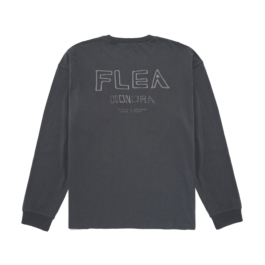 Honora Long Sleeve Tee - Vintage Black