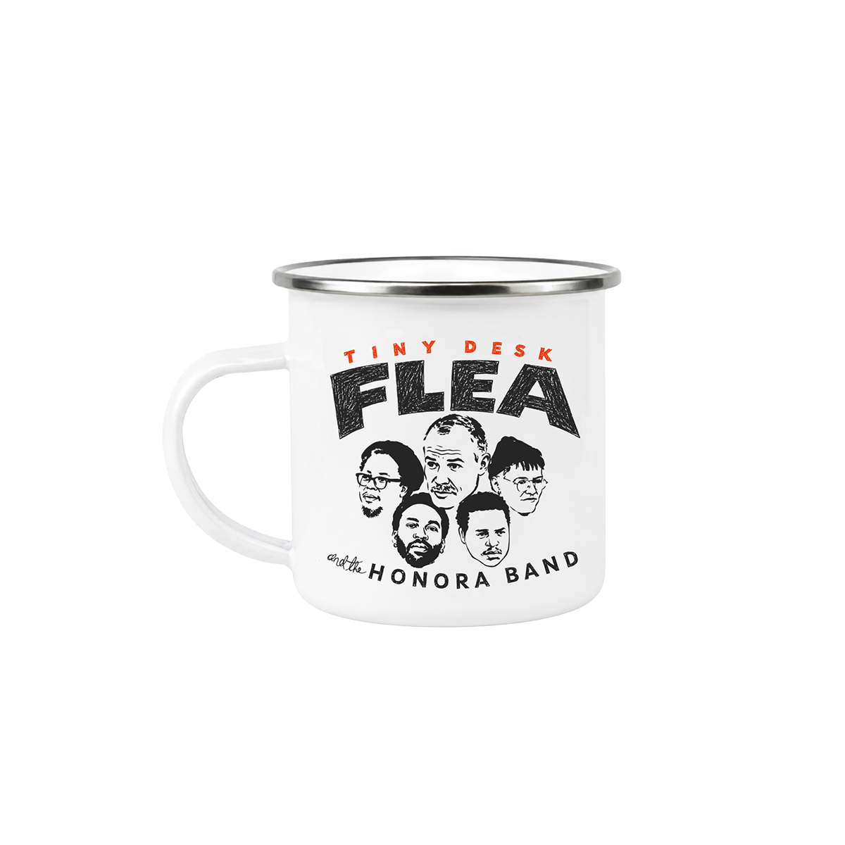 Flea x NPR Enamel Mug